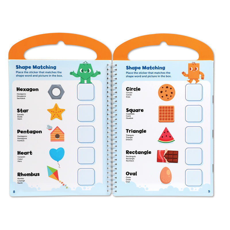 Smart Stickers Colors Numbers Shape Skill Builders