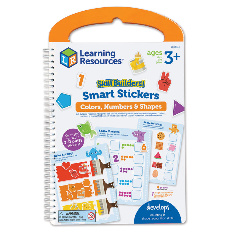 Smart Stickers Colors Numbers Shape Skill Builders