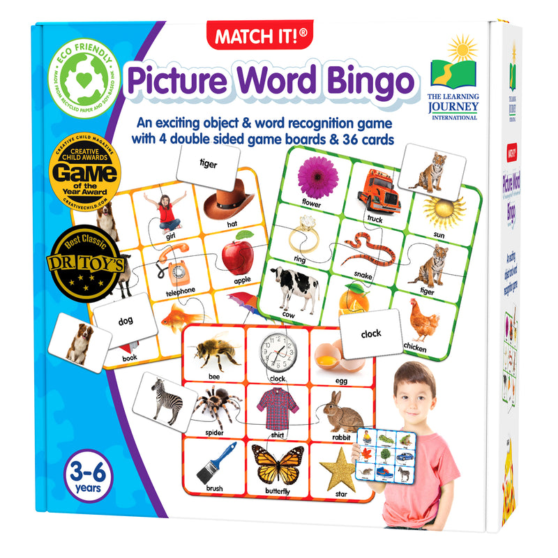 Match It Bingo Picture Word