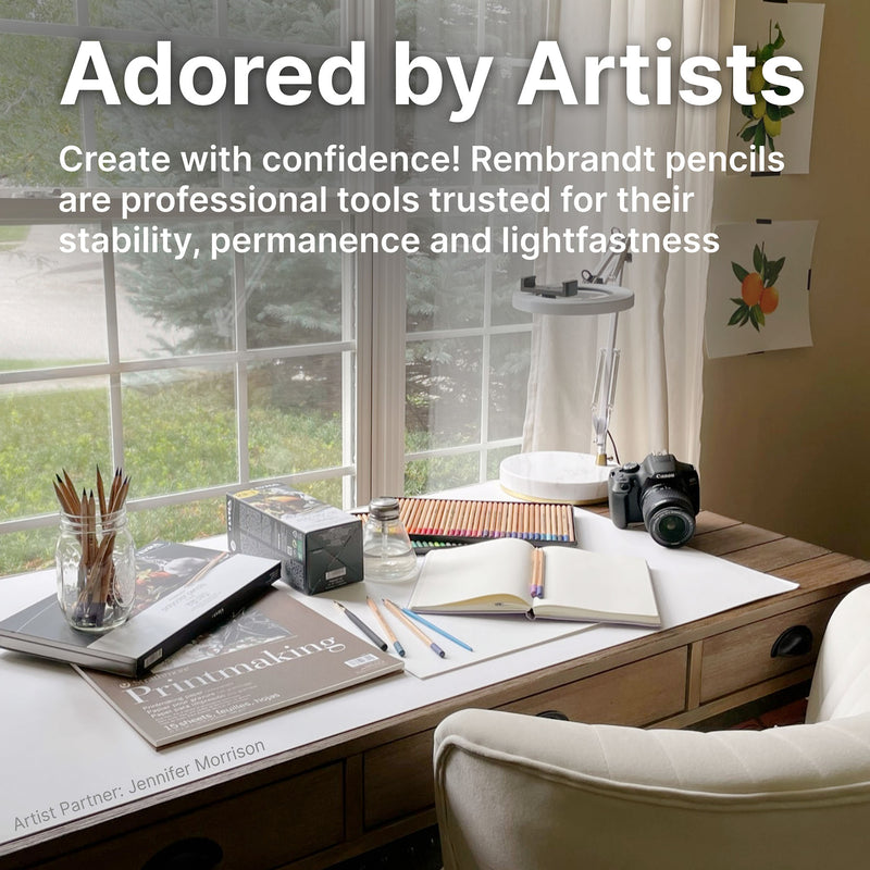Art Design Graphite Pencil Set Tin Rembrandt Assorted 6ct
