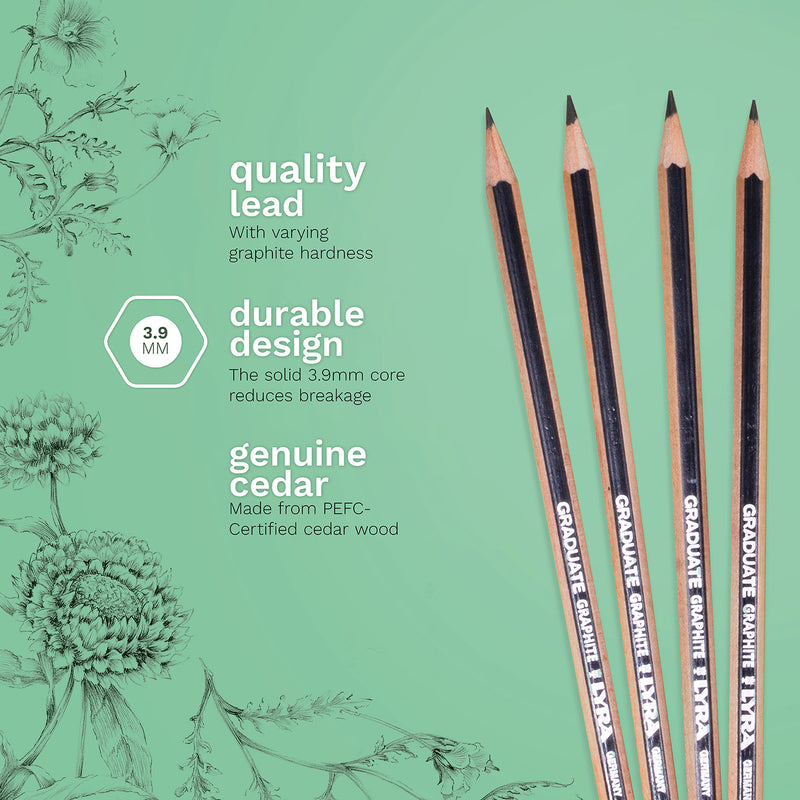 Graduate Graphite Pencil Artist 6ct
