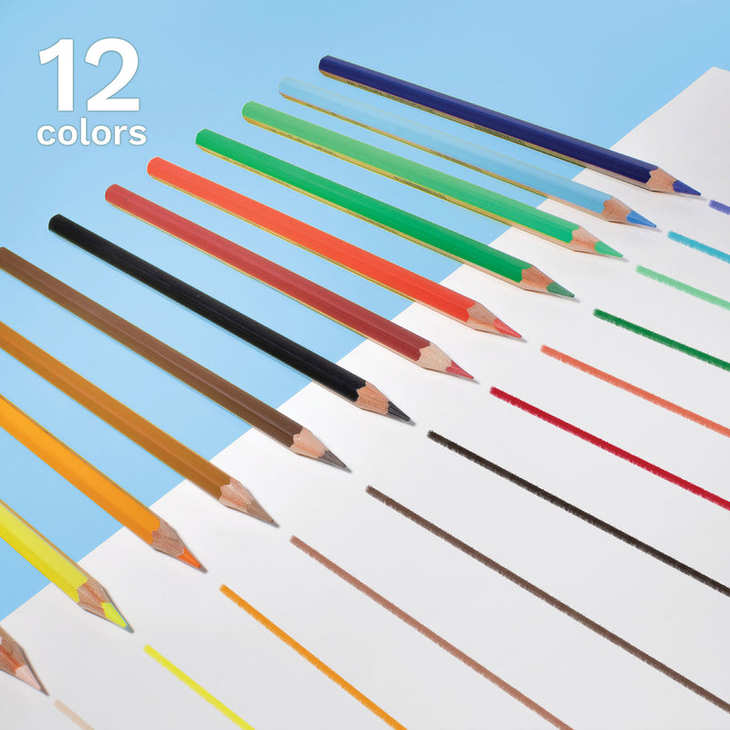 Graduate Color Pencil Tin 12ct Asst