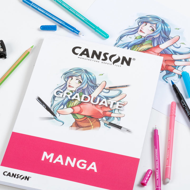Manga Pad 11x14in Foldover 20 Shts Canson Graduate