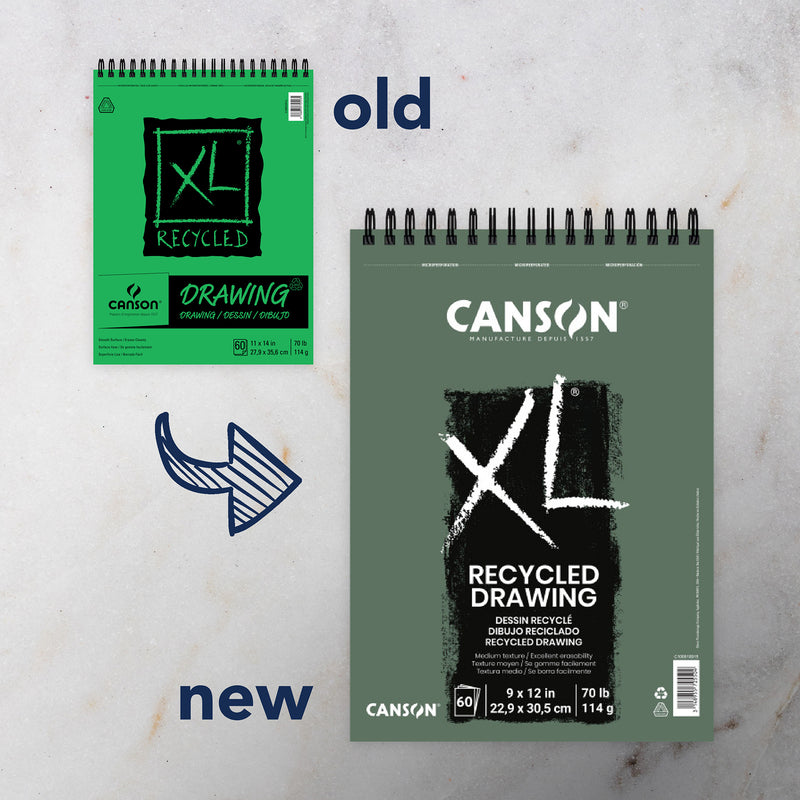Xl Drawing Pad Recycled Top 9x12in 60 Sheets