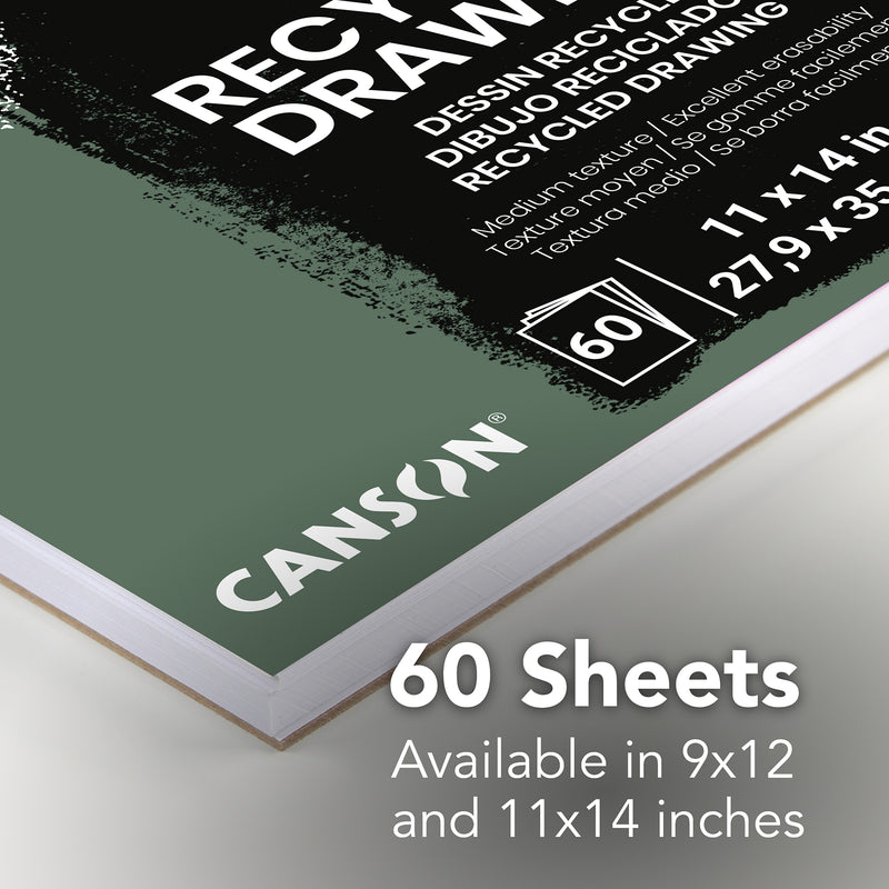 Xl Drawing Pad Recycled Top 11x14 60 Sheets