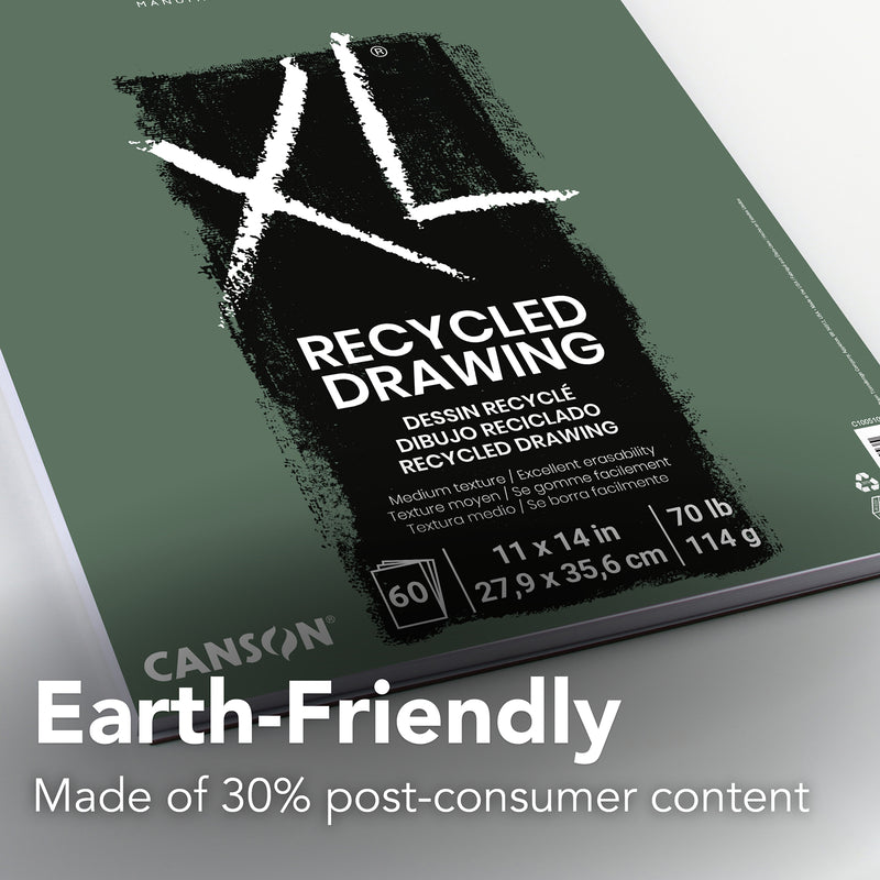 Xl Drawing Pad Recycled Top 11x14 60 Sheets