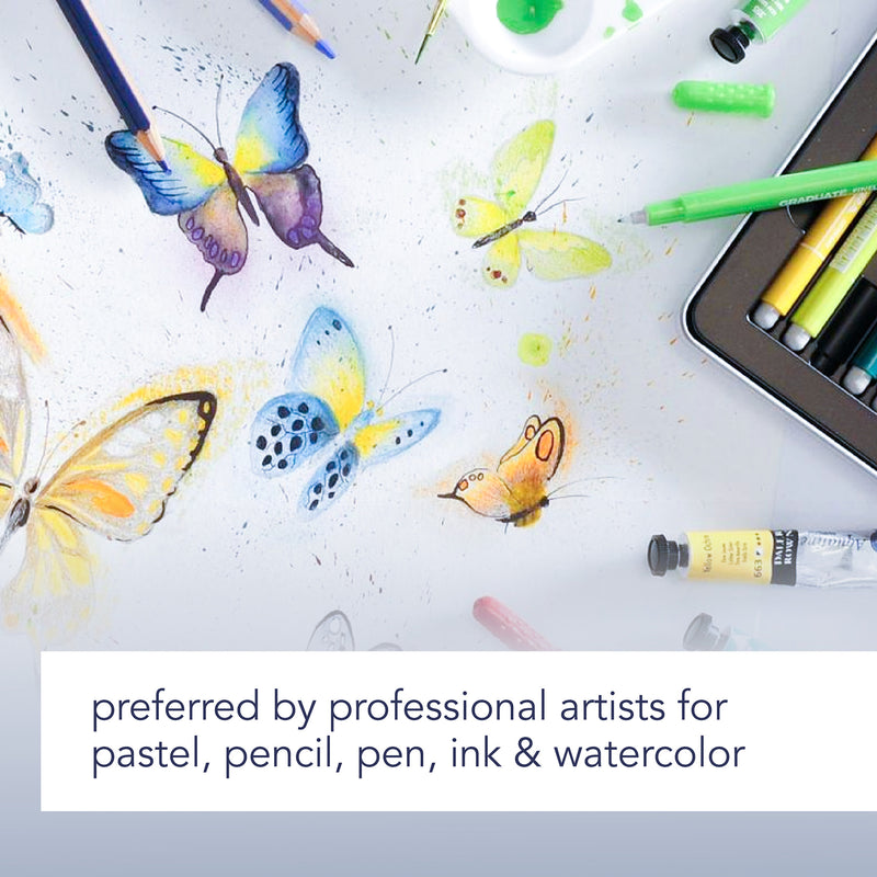 Artist Series Mixed Media Pad, Top Wire Binding, 20 Sheet, 9x12 inch, Pack of 3