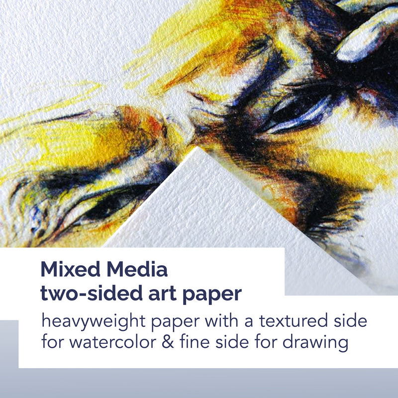 Mixed Media Pad Top 9x12in 20 Shts
