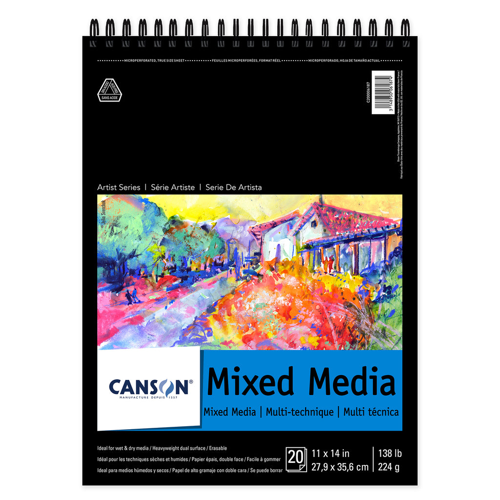 Mixed Media Pad Top 11x14in 20 Shts