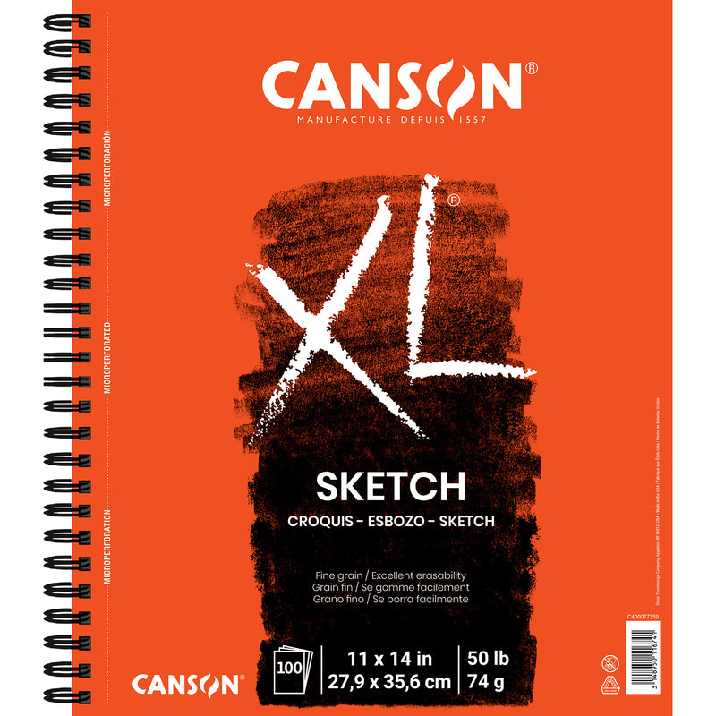 Xl Sketch Pad Side 11x14in 100 Shts