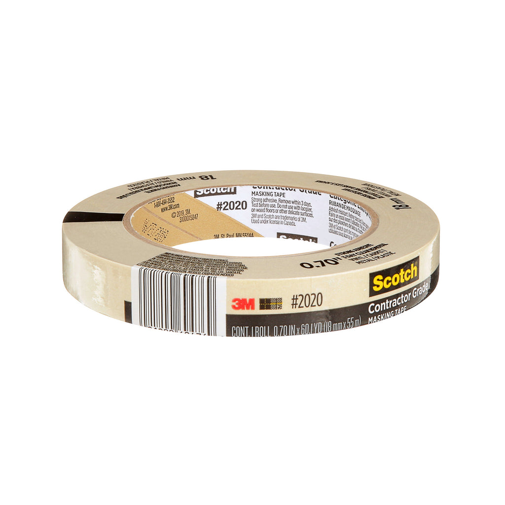 1 Roll Masking Tape 18mm Contracto1 Grade