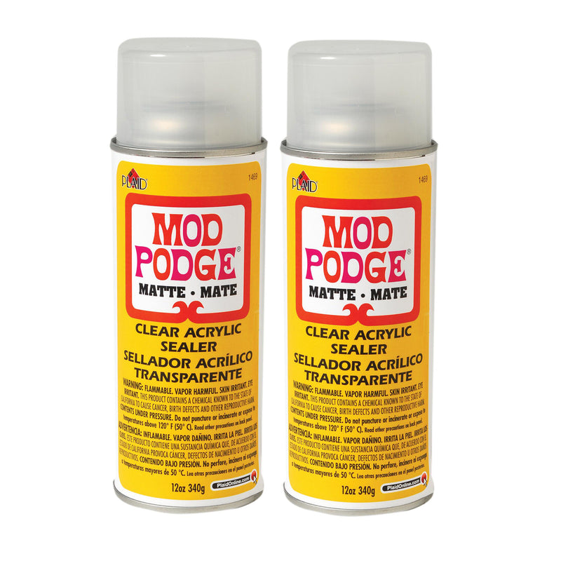 Acrylic Aerosol Sealer, 12oz., Matte, Pack of 2