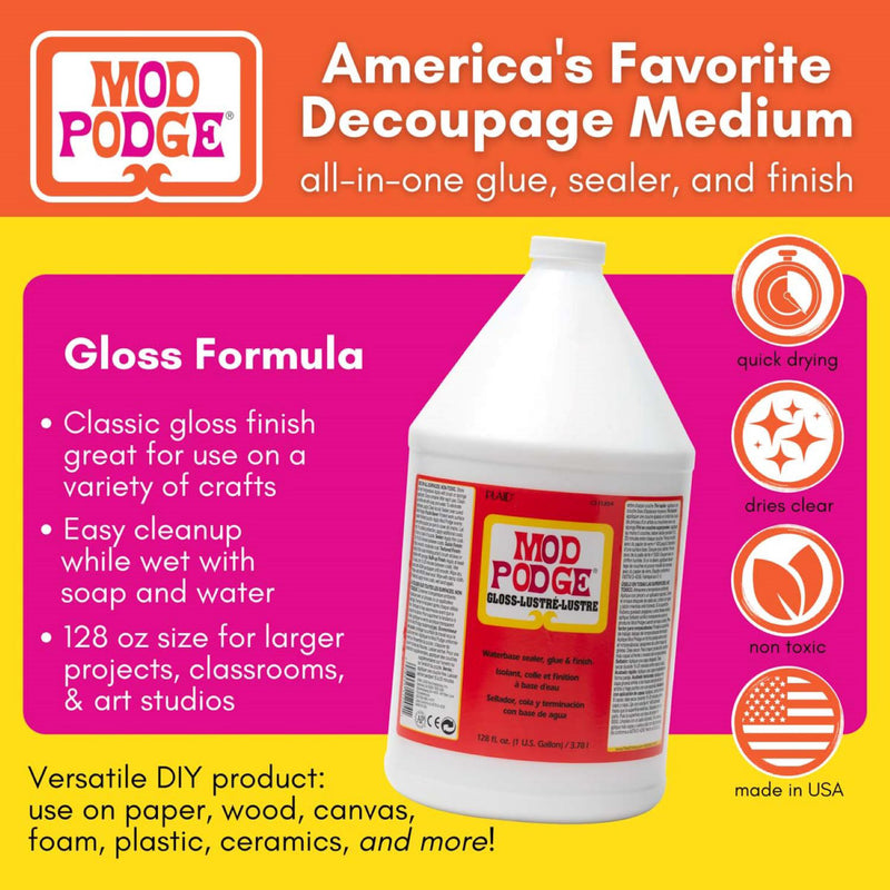 Decoupage Glue, Gloss, Gallon