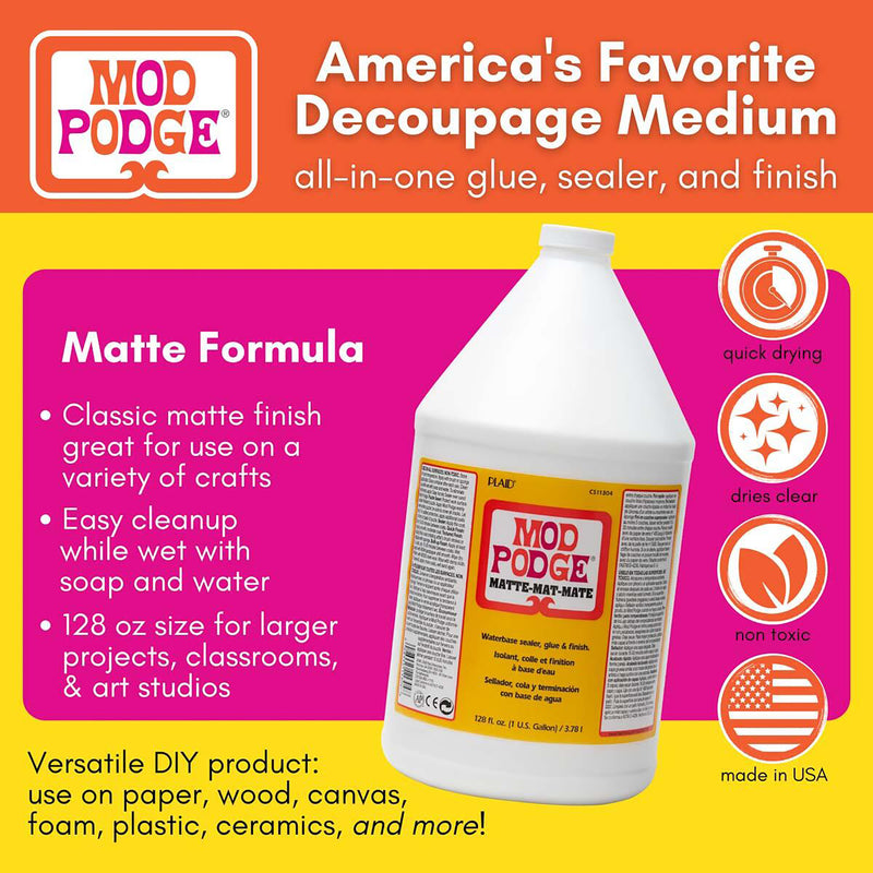 Decoupage Glue, Matte Gallon