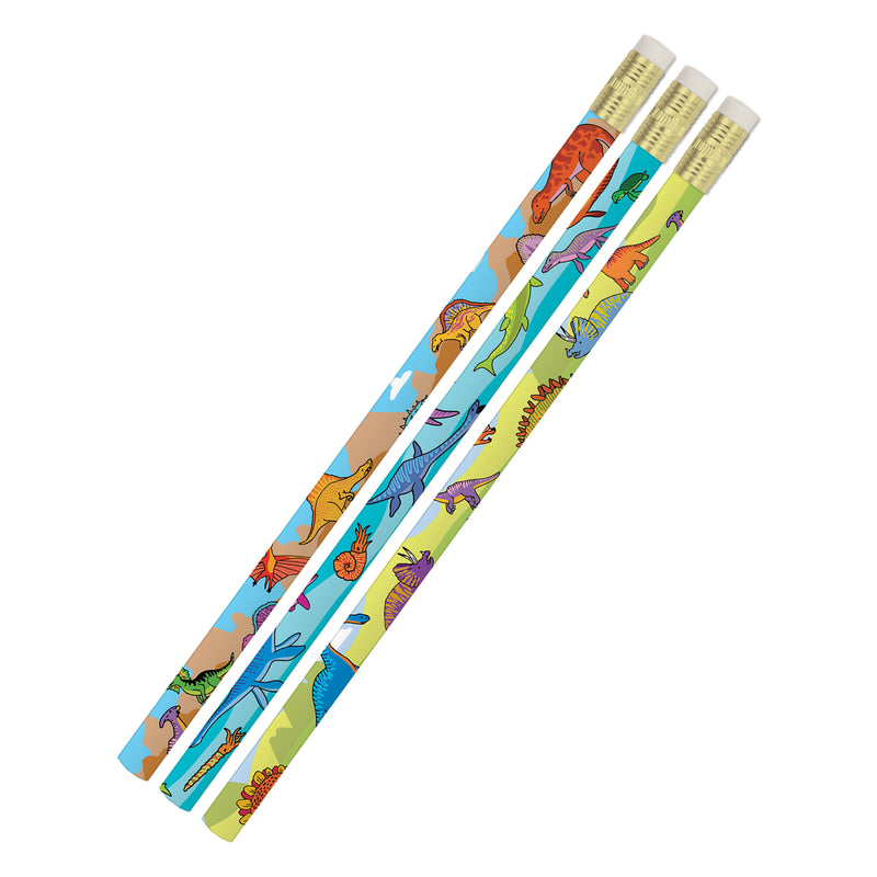 Dynamic Dinosaurs Pencils, 12 Per Pack, 12 Packs