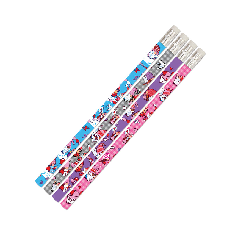 Valentine Gnomes Pencils, 12 Per Pack, 6 Packs
