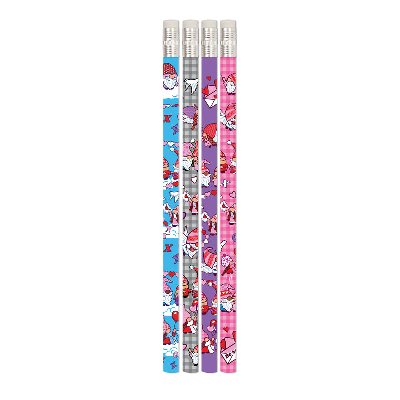 Valentine Gnomes Pencils, 12 Per Pack, 6 Packs