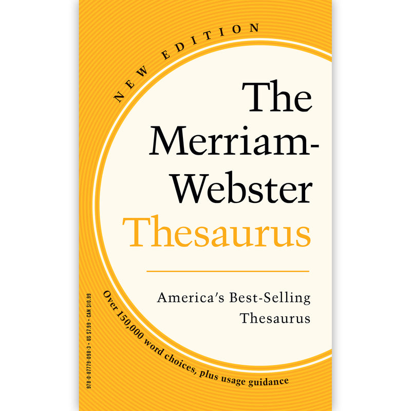 Merriam Webster Thesaurus Mass Market