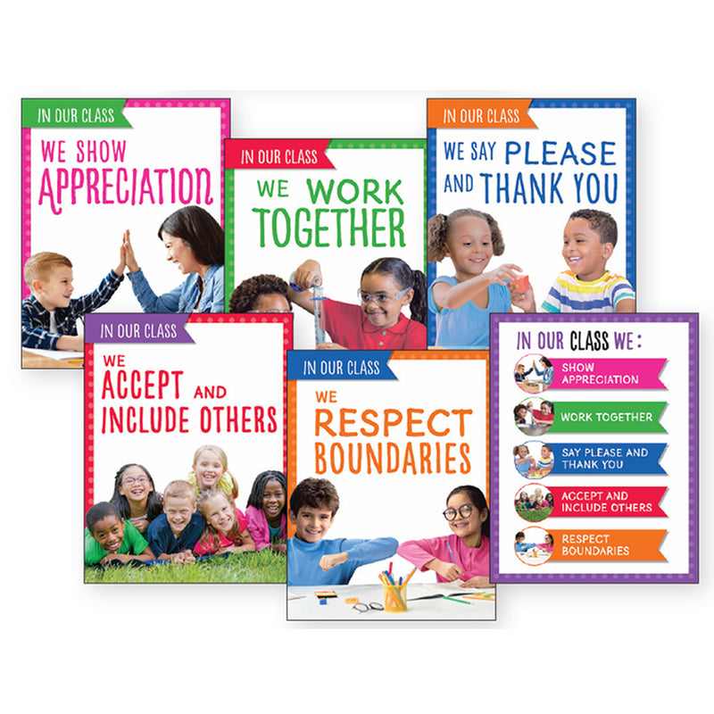 We Are A Community Poster Set Gr1-2