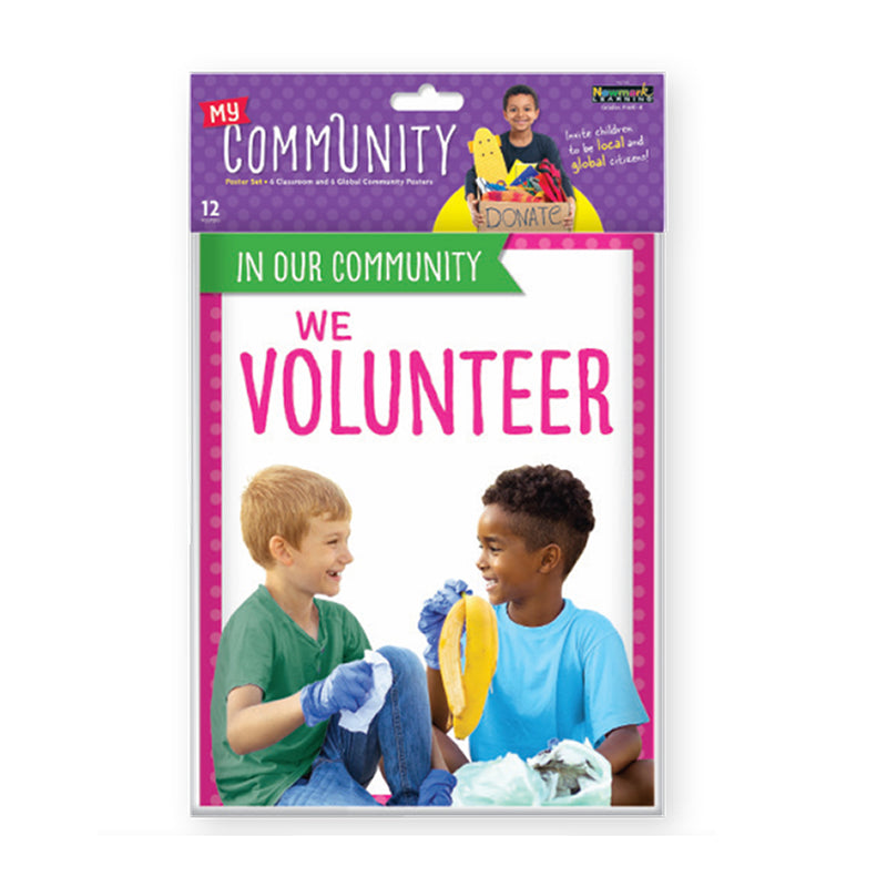 We Are A Community Poster Set Gr1-2