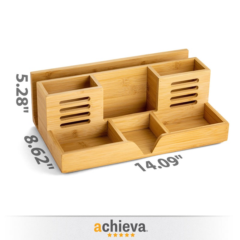 Bamboo Desk Organizer