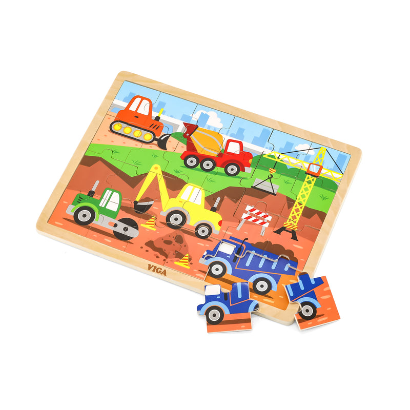 Construction Vehicles Puzzle