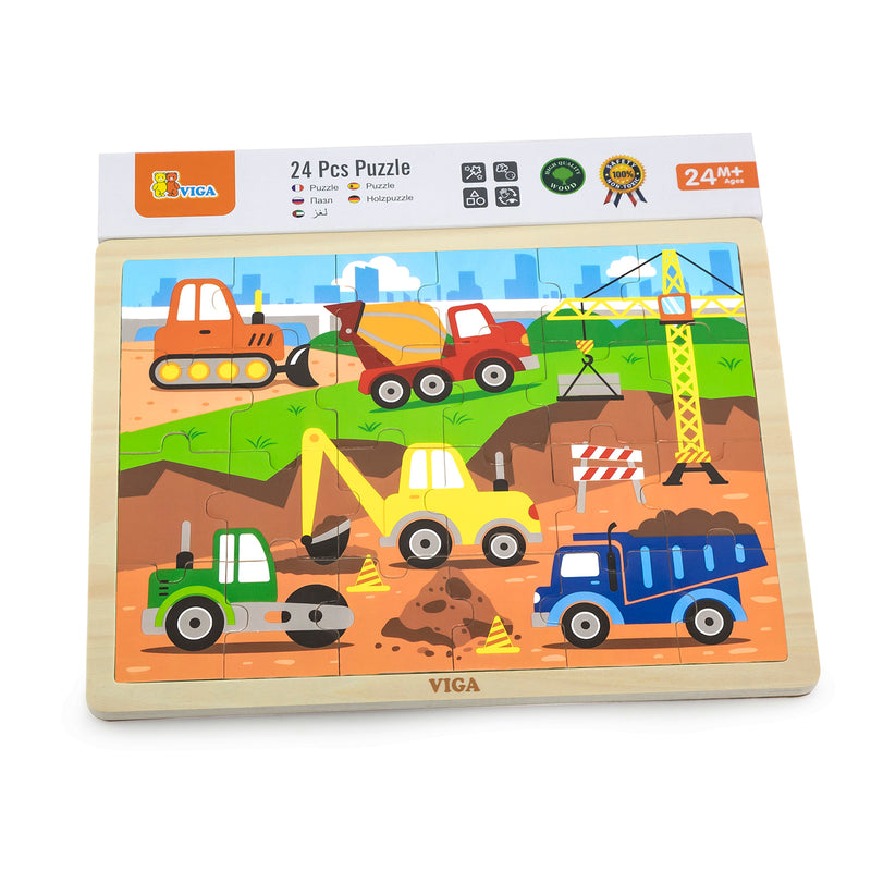 Construction Vehicles Puzzle