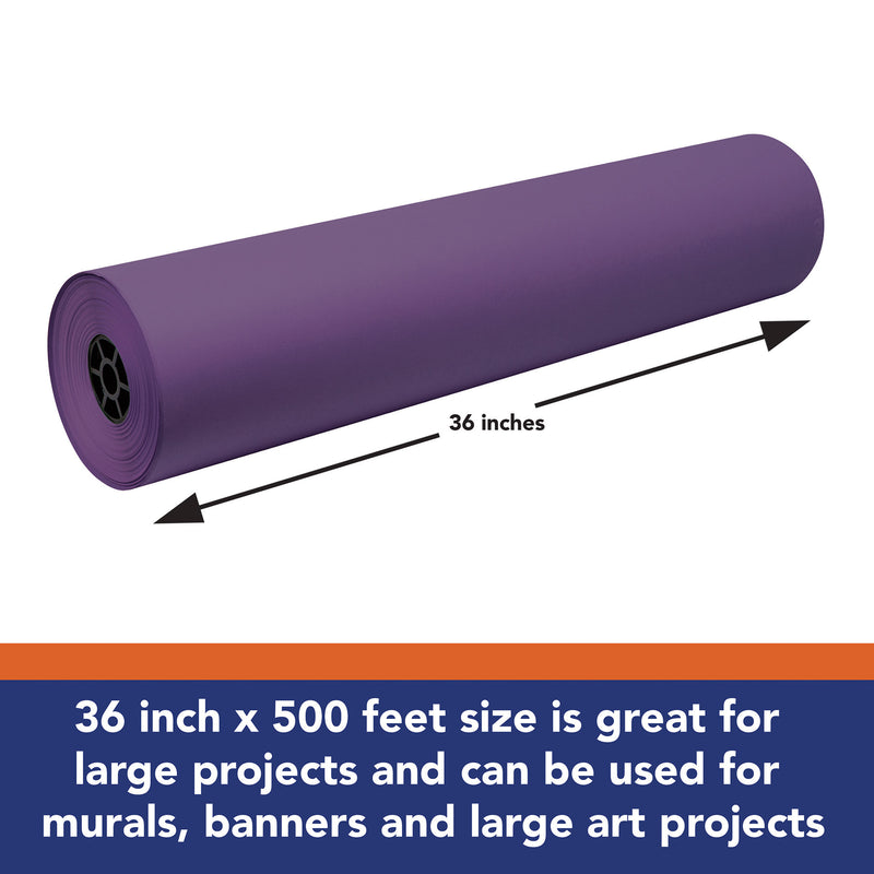 Construction Paper Art Roll, Heavyweight, Purple, 36" x 500'