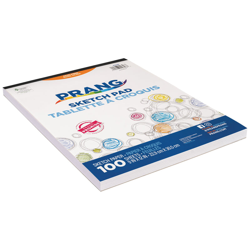 Prang Sketch Pad 9x12in 100 Sheets