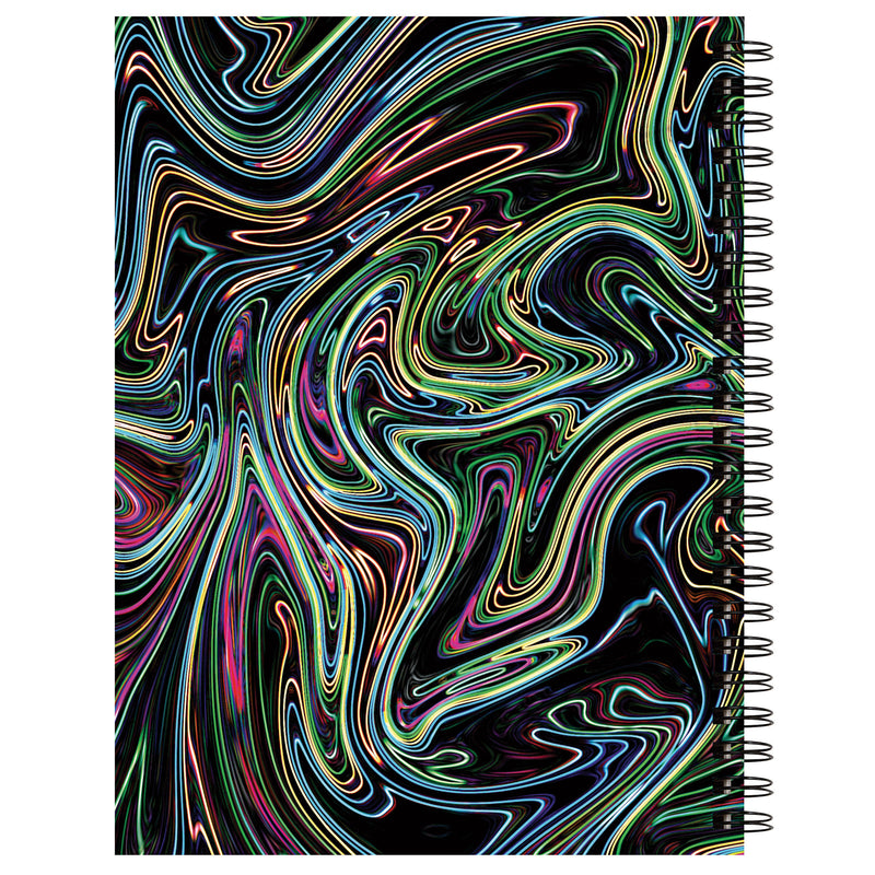 Poly Sketch Book Neon Abstract 9x12in Ucreate Fashion