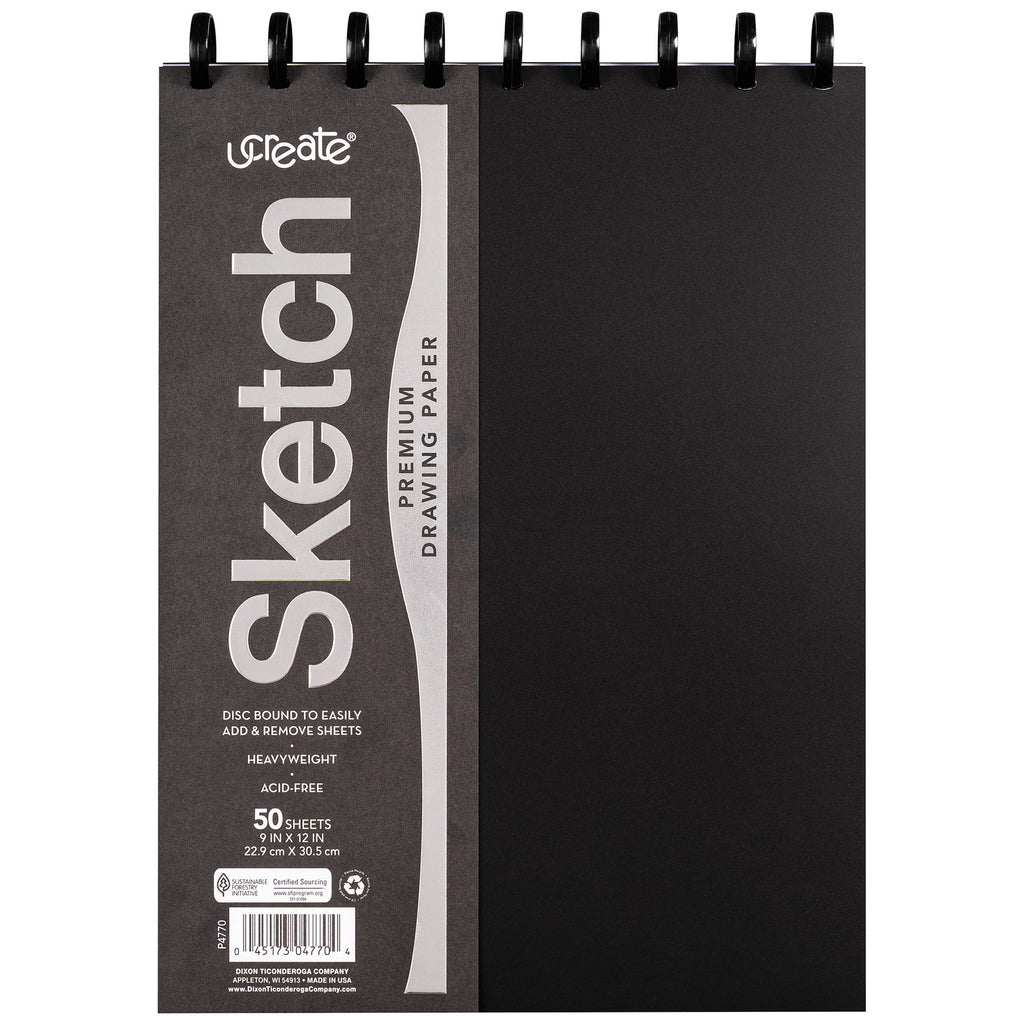 Ucreate Disc Bound Sketch Book