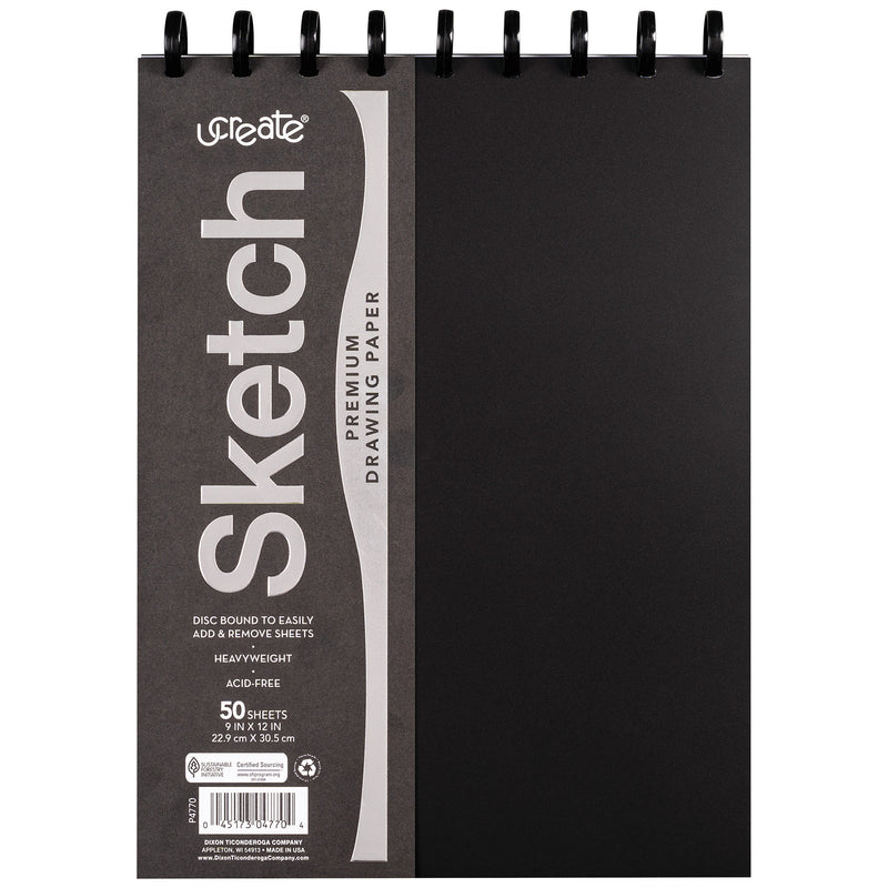 Ucreate Disc Bound Sketch Book