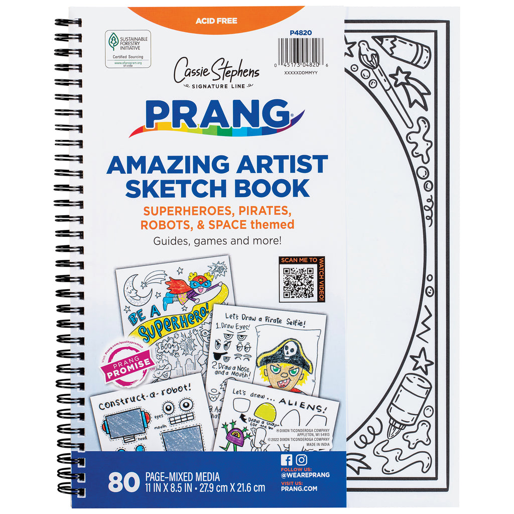 Prang Amazing Artists Sketch Book