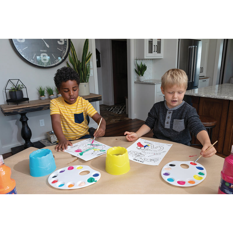2ct Palette Paint Trays 10 Wells Plastic