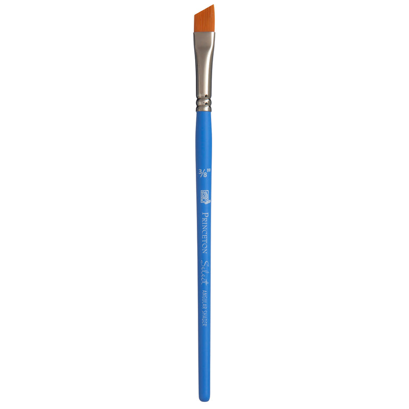 Select Angle Shader Brush 3/8 Inch Series 3750 Short Blue Handle