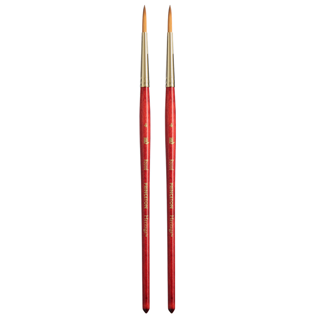 (2 Ea) Heritage Round Brush Size 4