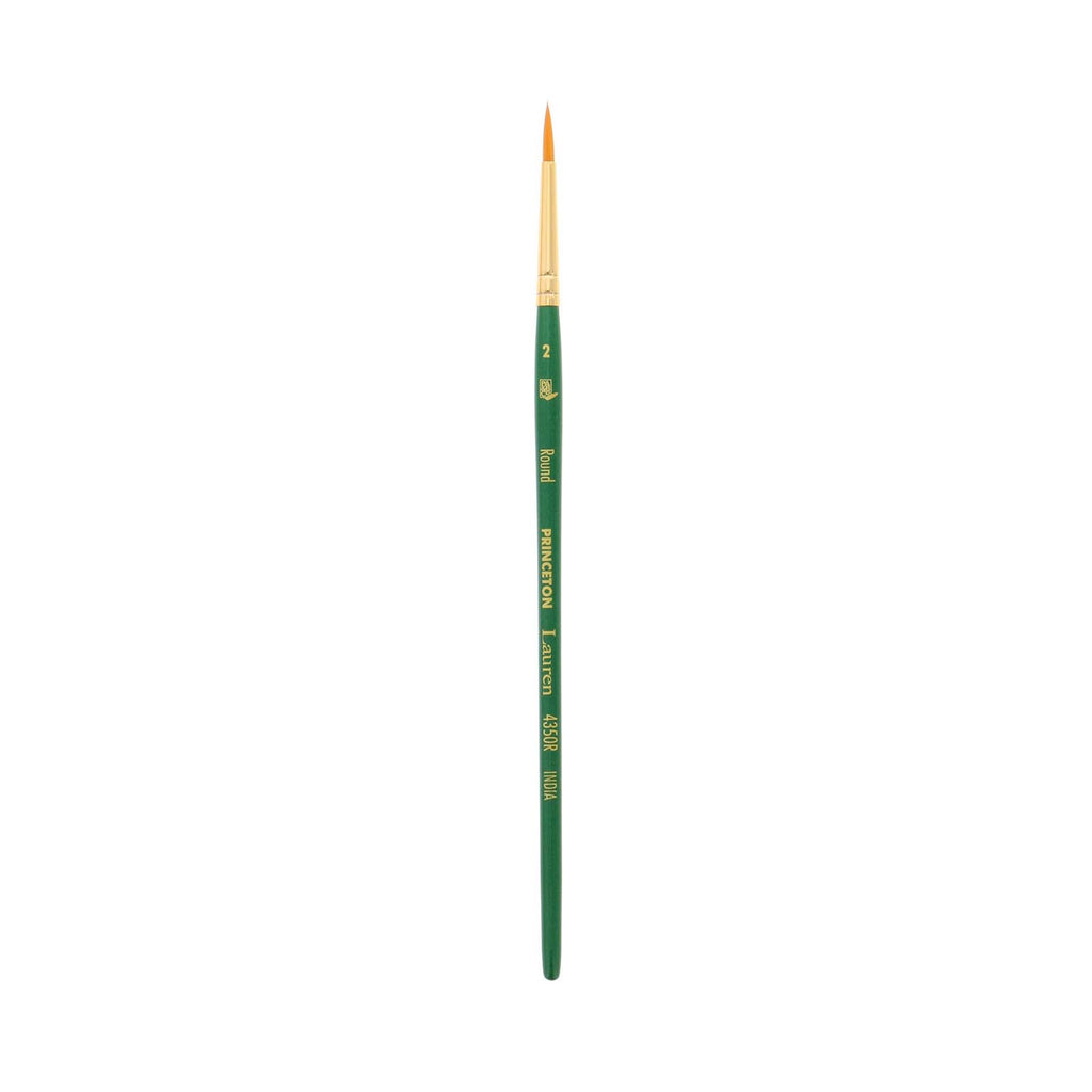 Lauren Round Brush Size 2 Series 4350 Short Evergreen Handle