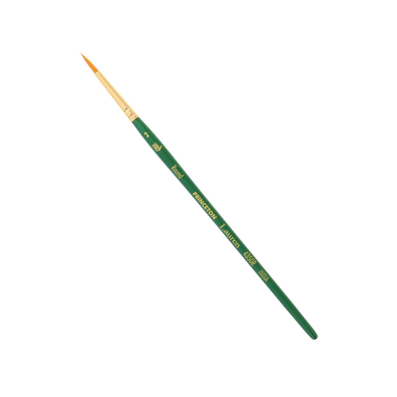 Lauren Round Brush Size 2 Series 4350 Short Evergreen Handle