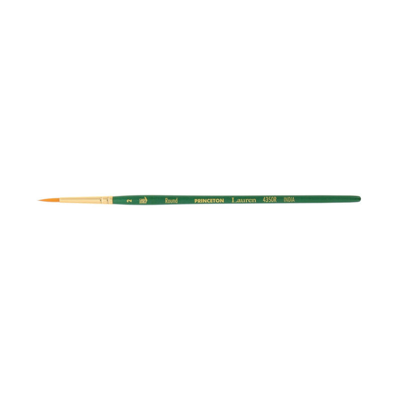 Lauren Round Brush Size 2 Series 4350 Short Evergreen Handle