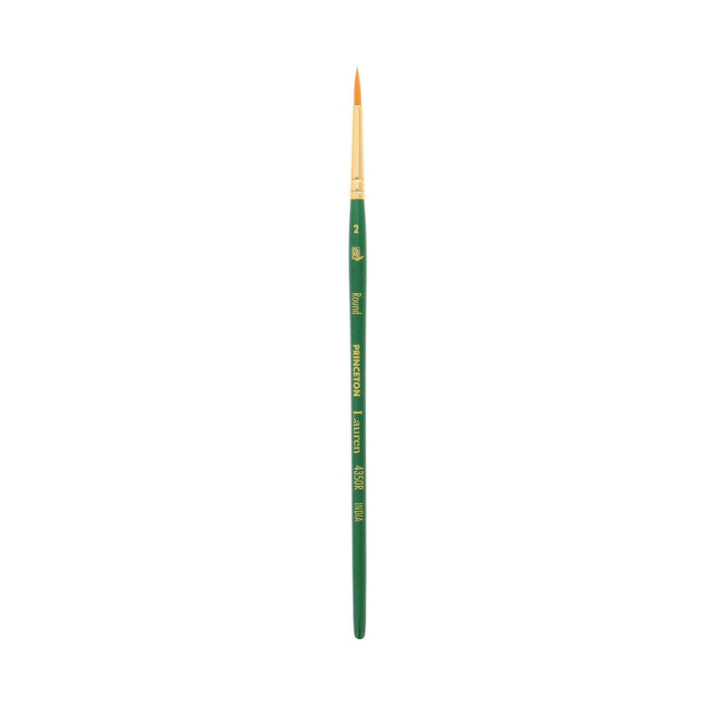 Lauren Round Brush Size 2 Series 4350 Short Evergreen Handle
