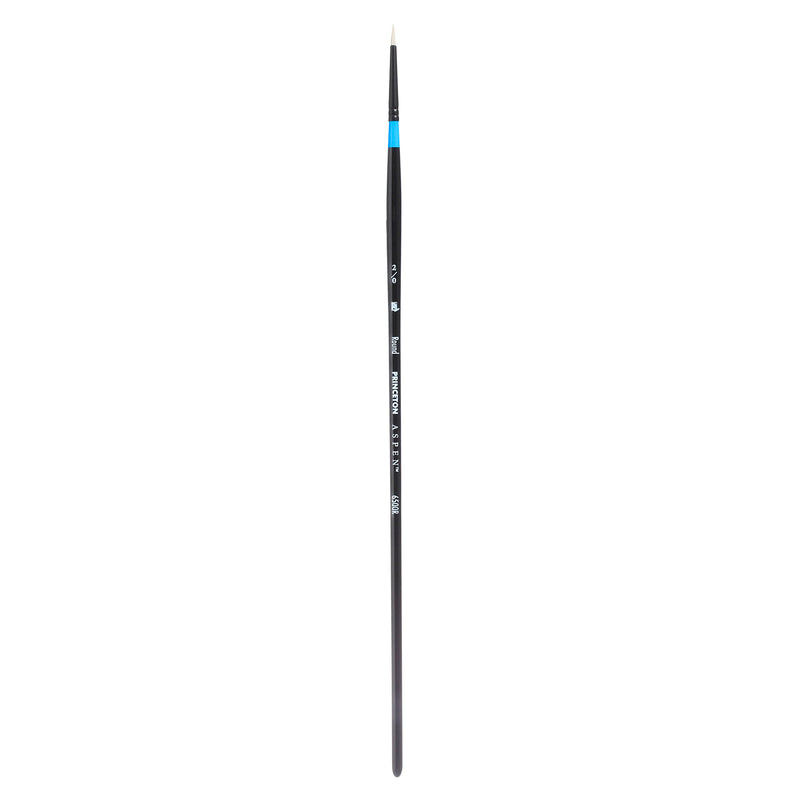 Aspen Round Brush Size 2/0 Series 6500 Long Black Handle