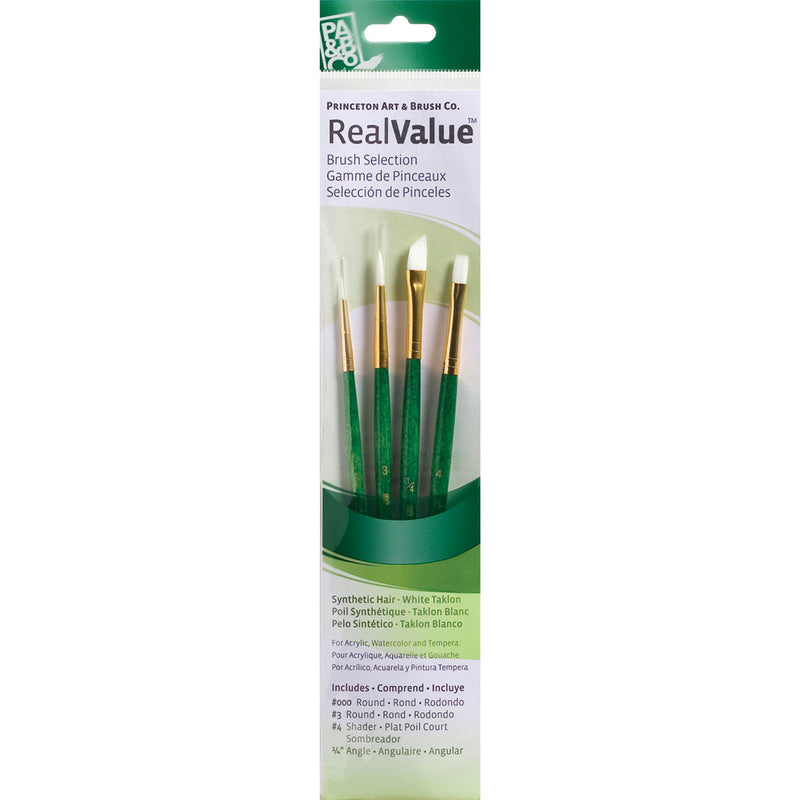 (3 St) Realvalue Brush Set 4ct