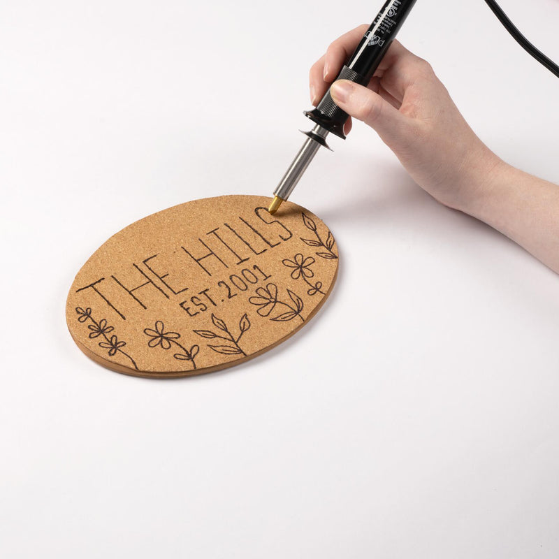 Plaid Wood Burning Tool 8ct 6 Tip & Stencil Cutter