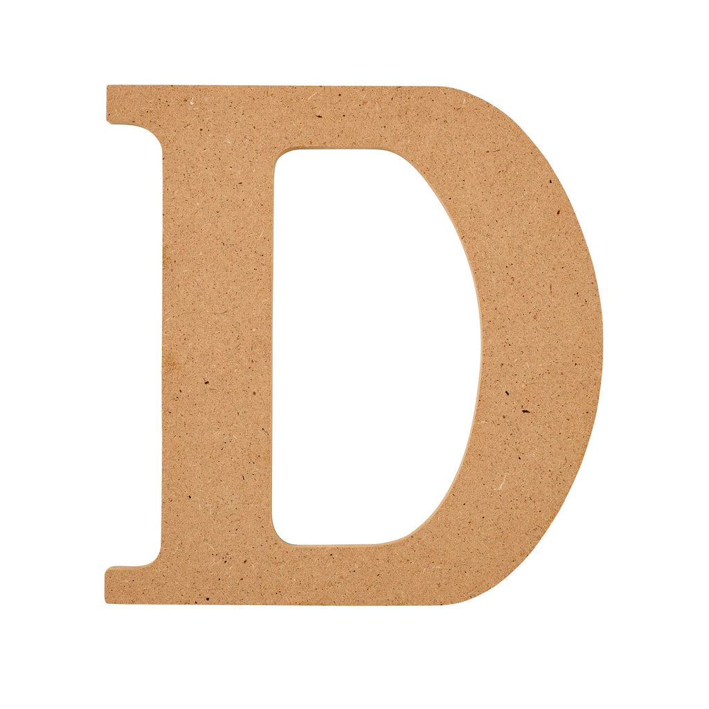 Plaid Mdf Letter D 5 Inch