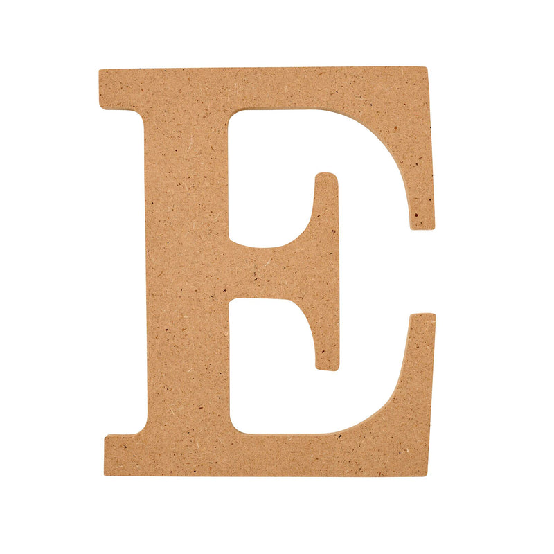Plaid Mdf Letter E 5 Inch