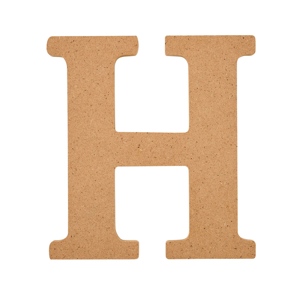 Plaid Mdf Letter H 5 Inch