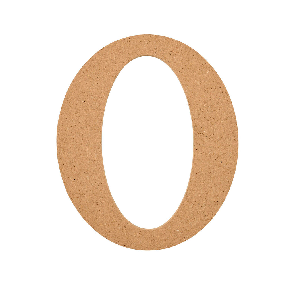 Plaid Mdf Letter O 5 Inch