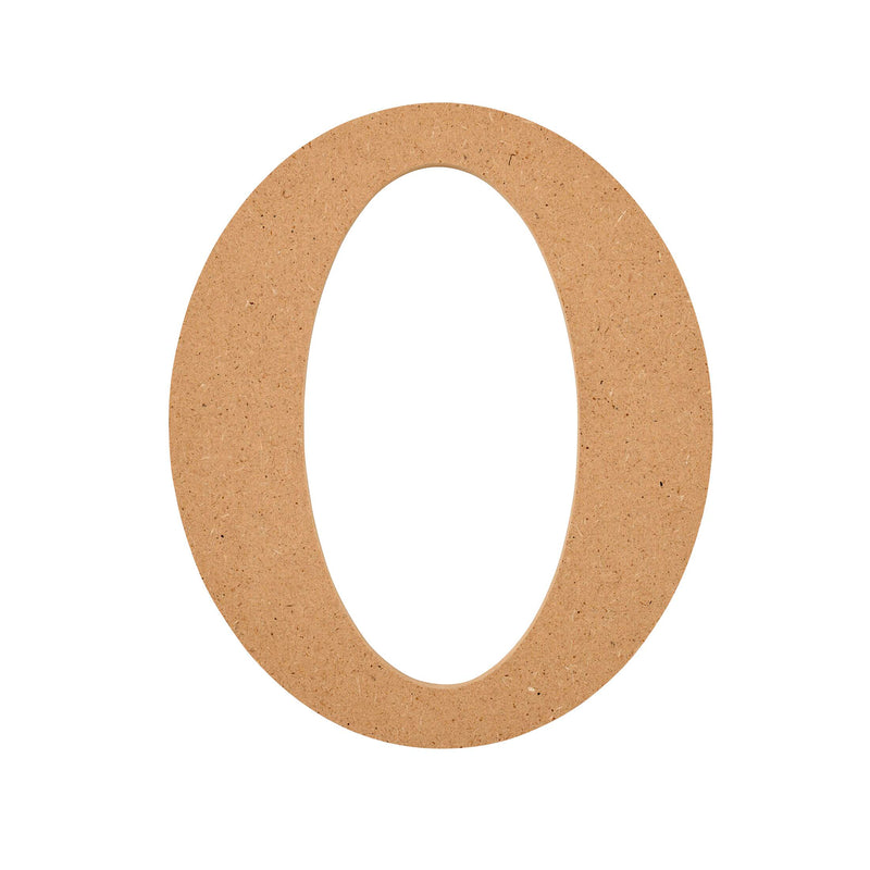 Plaid Mdf Letter O 5 Inch