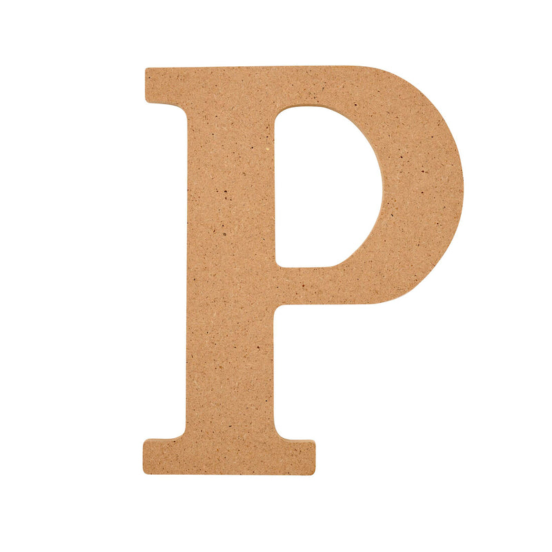 Plaid Mdf Letter P 5 Inch