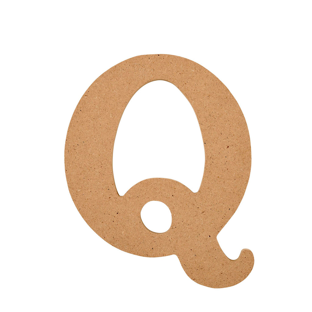 Plaid Mdf Letter Q 5 Inch